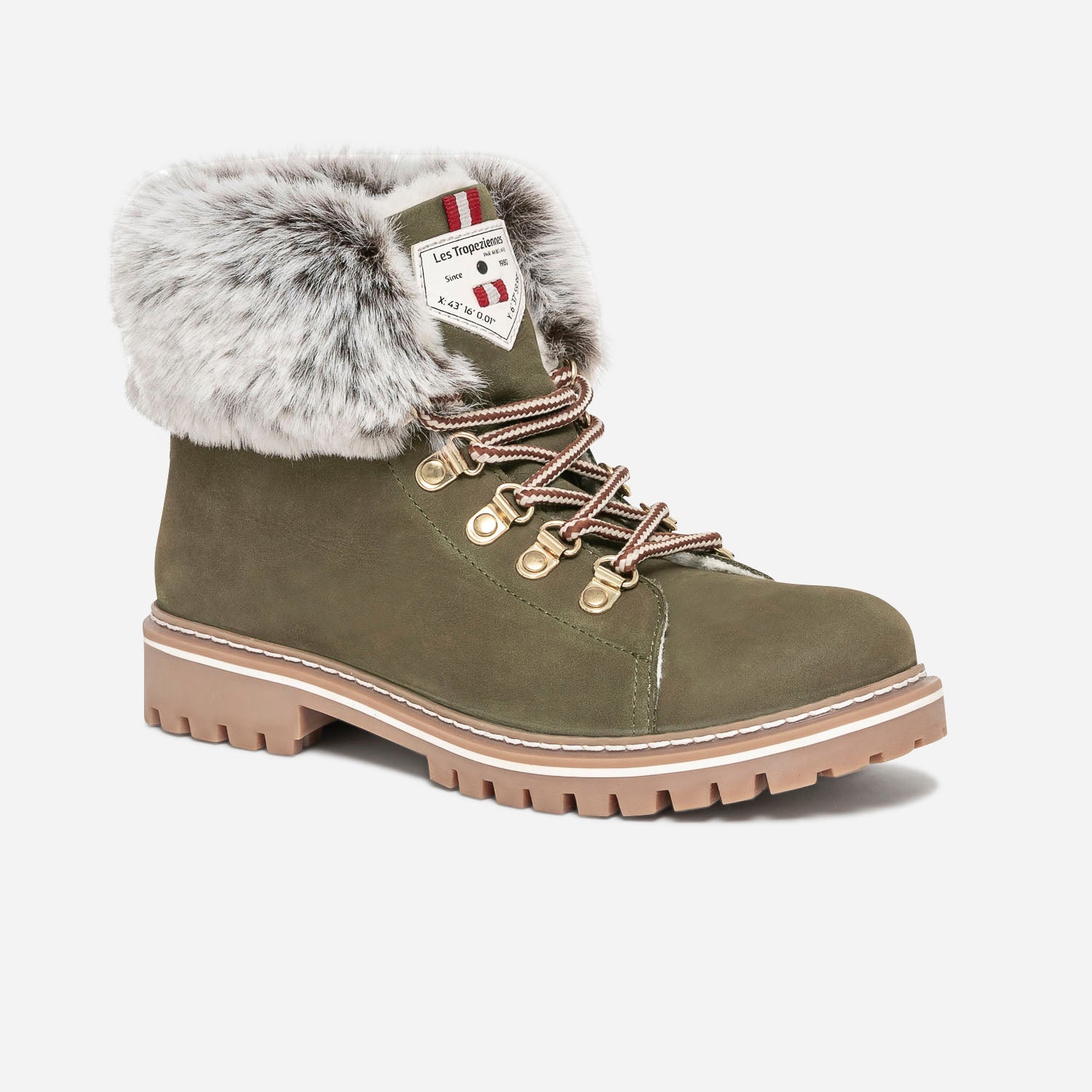 BOOTS LACEN KAKI