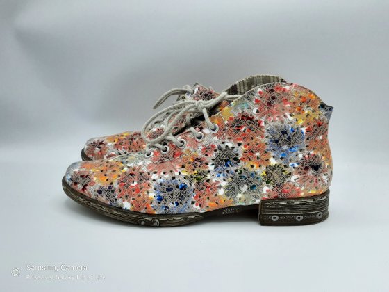 Bottine multi-couleur en cuir RIEKER T39 des seconde main