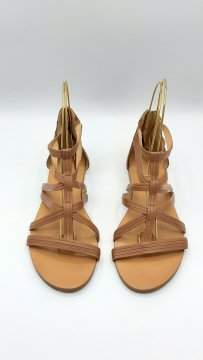 sandales marron clair