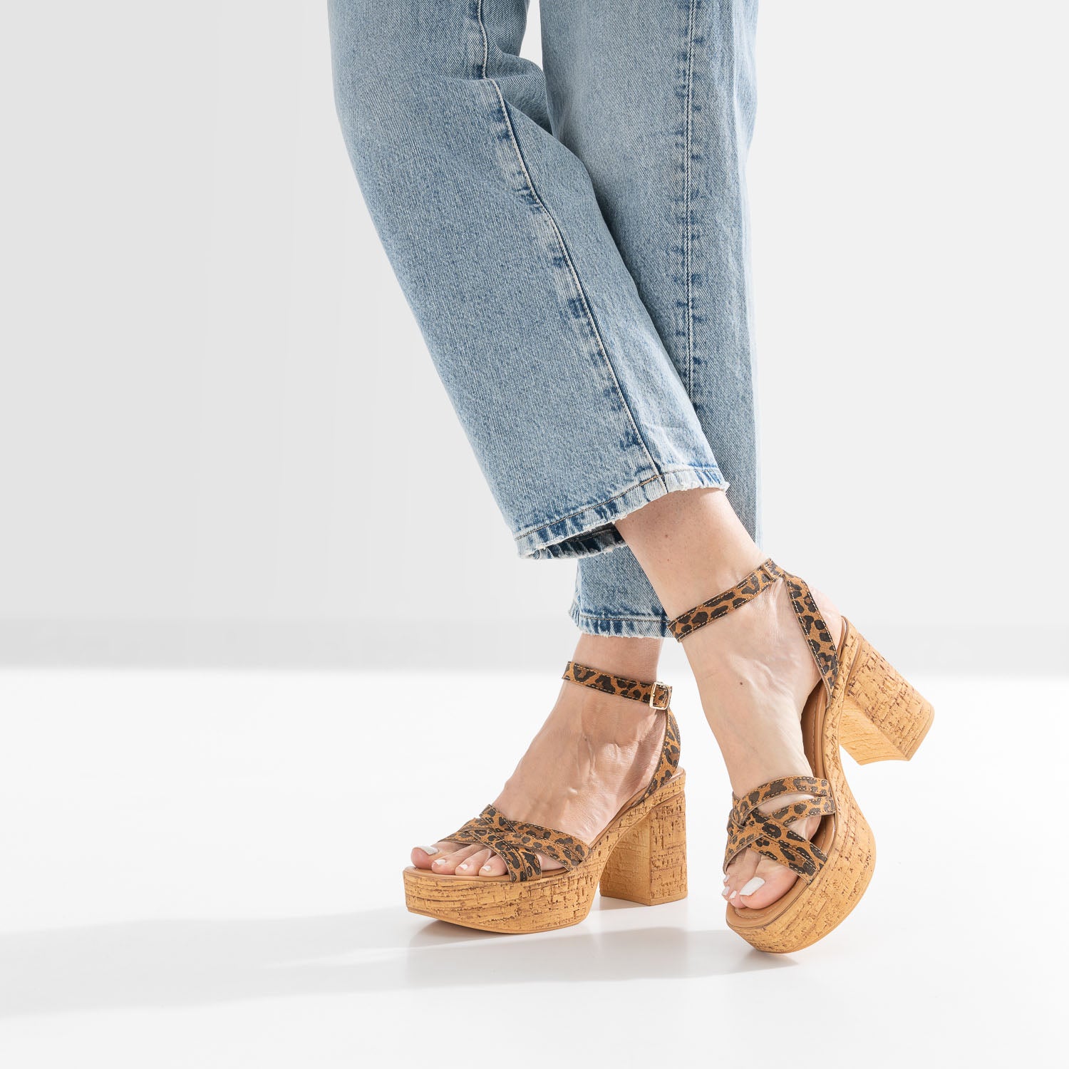 SANDALE GIULIANA LEOPARD