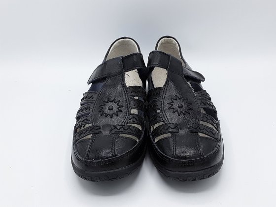 Chaussure confort sytle Fisherman cuir noir 40 de seconde main