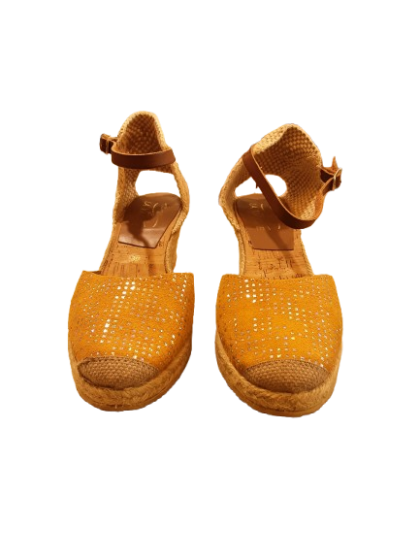 Espadrille jaune LA VAGUE De Seconde Main