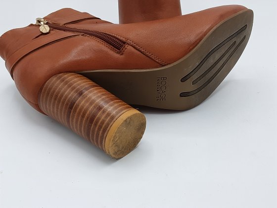 Boots Bocage Innovation Camel cuir 36 de seconde main