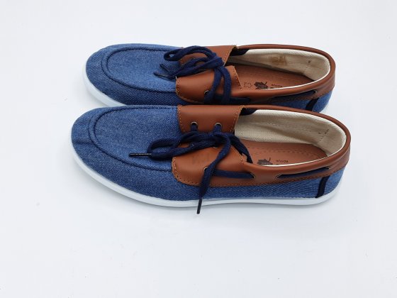 Mocassin bateau toile seconde main
