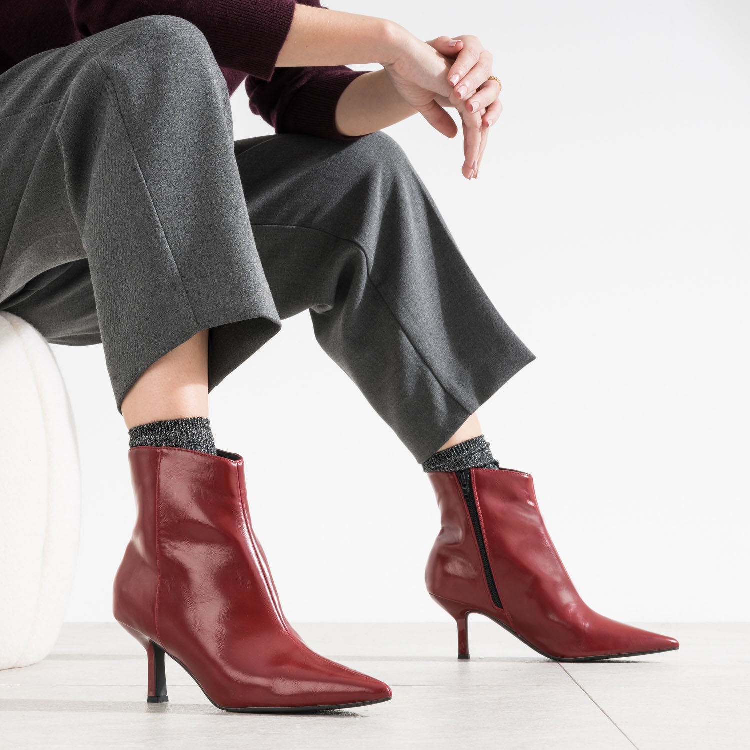 BOOTS CASSILDA ROUGE