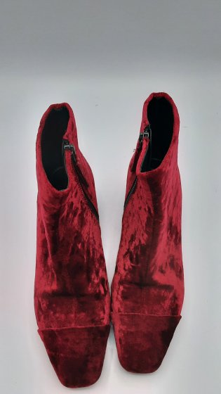 bottines rouge mango de seconde mains