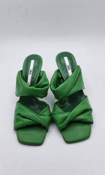 sandales vert