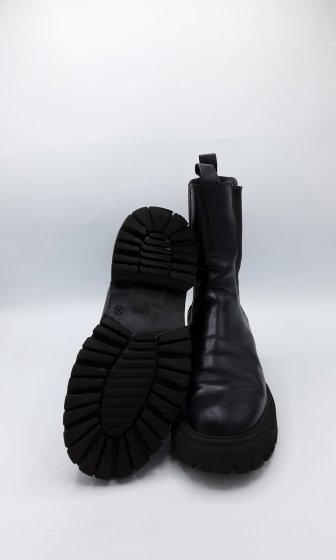 Bottines Texto noir de seconde main