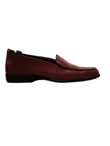 Mocassin rouge bordeaux compensée TOUT SOUPLEMENT T39 de seconde main