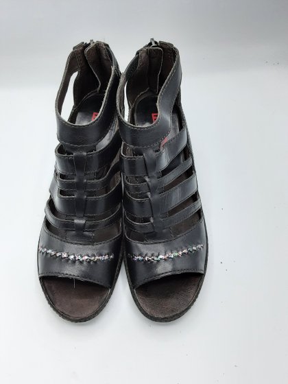 sandales talon pikolinos noir de seconde main
