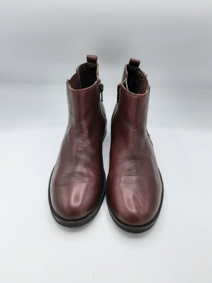 Bottines ERAM bordeaux de seconde main