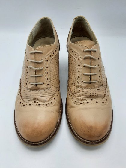 Derbies à talons BATA beiges de seconde main