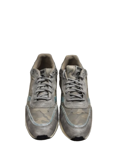 Sneakers grise lacet irisée MTNG T36 de seconde main
