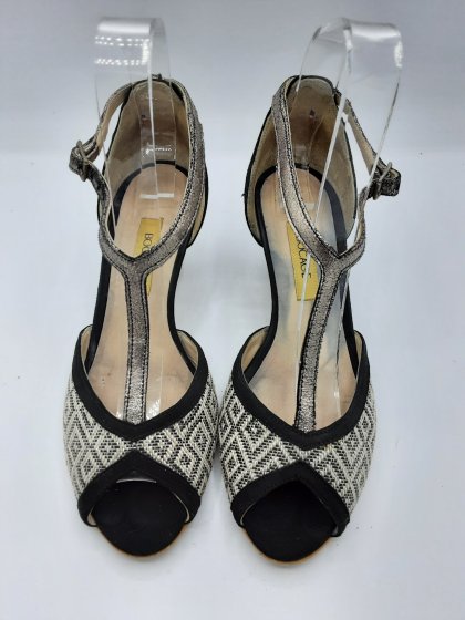 sandales bocage beige et noir de secondes main