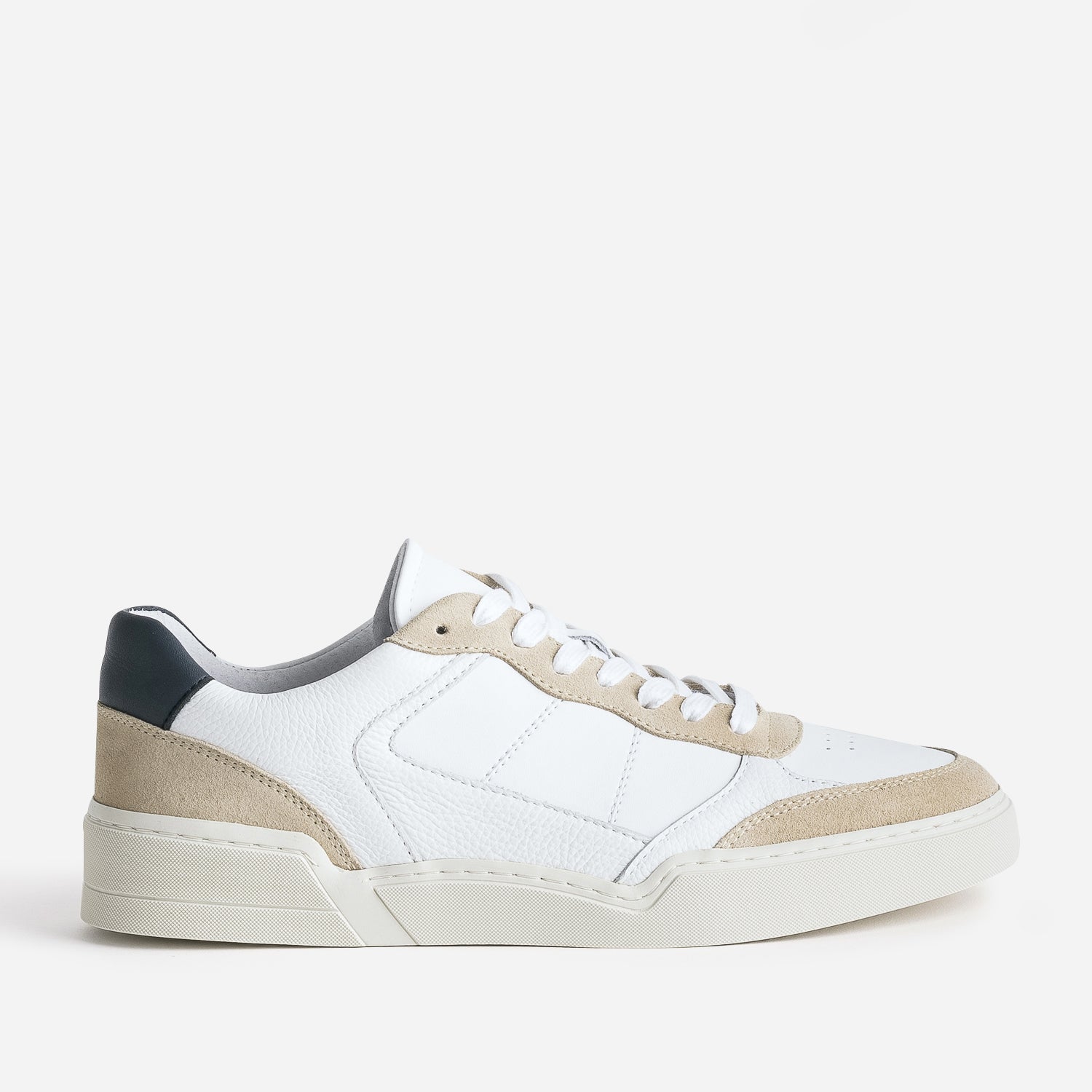 BASKET DUCAN BLANC/BEIGE