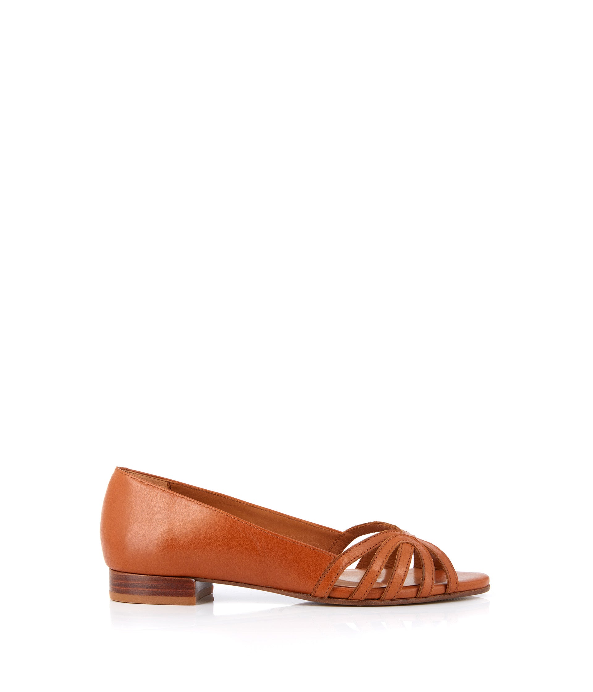 BALLERINE NIKI COGNAC