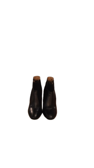 bottines secondes mains tres bon etat noir bi matieres pointure 37