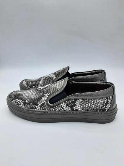 Mocassins argenté