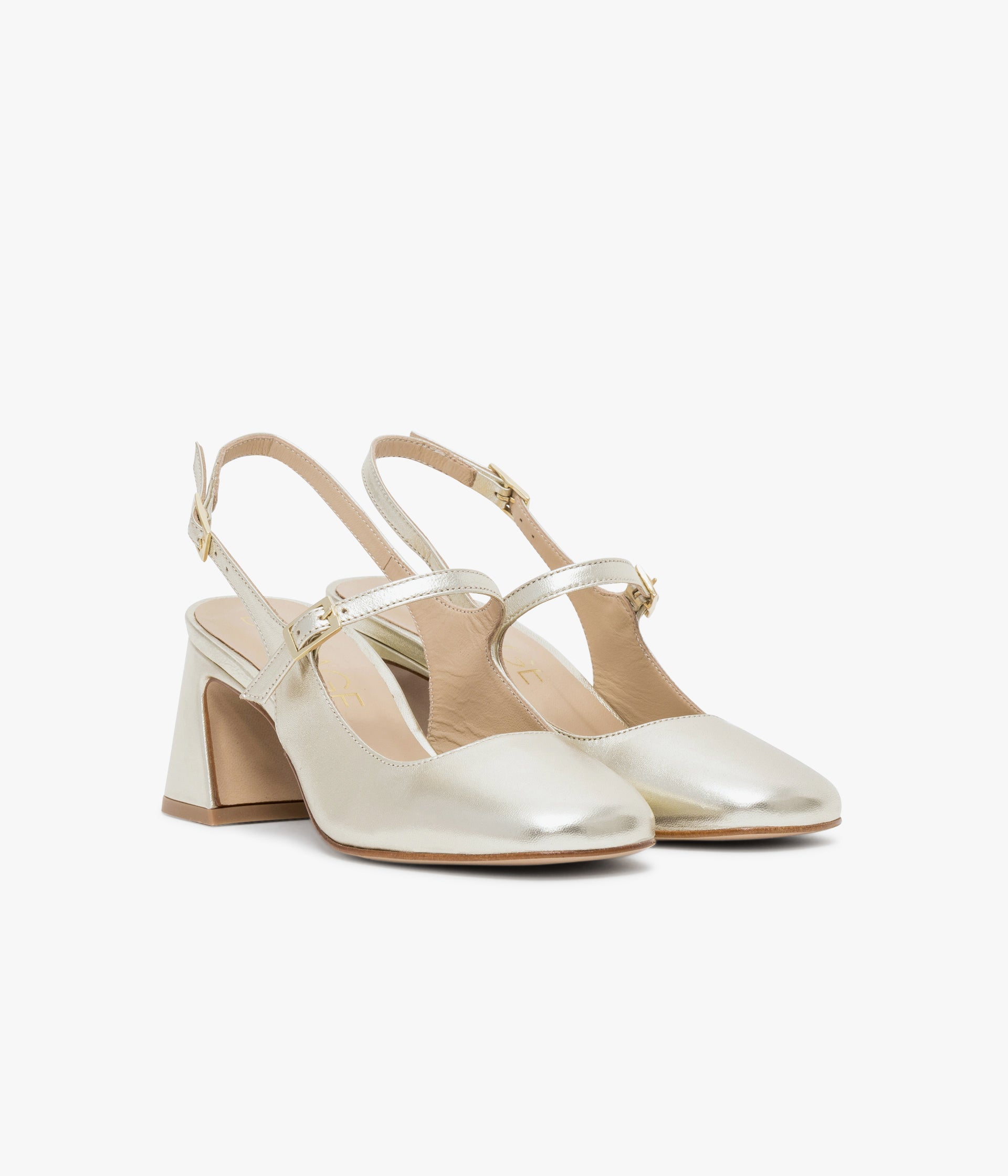 SLINGBACK DAISY PLATINE