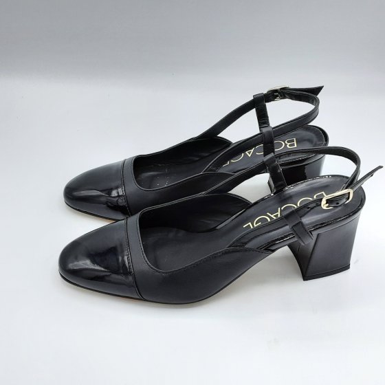 Escarpin talon noir Bocage