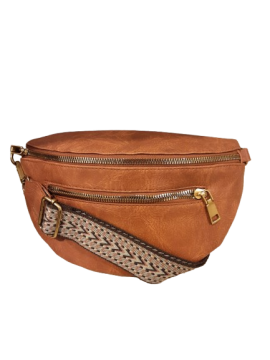 Sac à bandoulière marron clair de seconde main