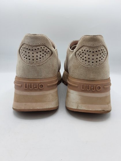 Baskets plateformes LIU JO beiges de seconde main