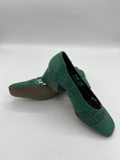 Escarpins vert Bocage