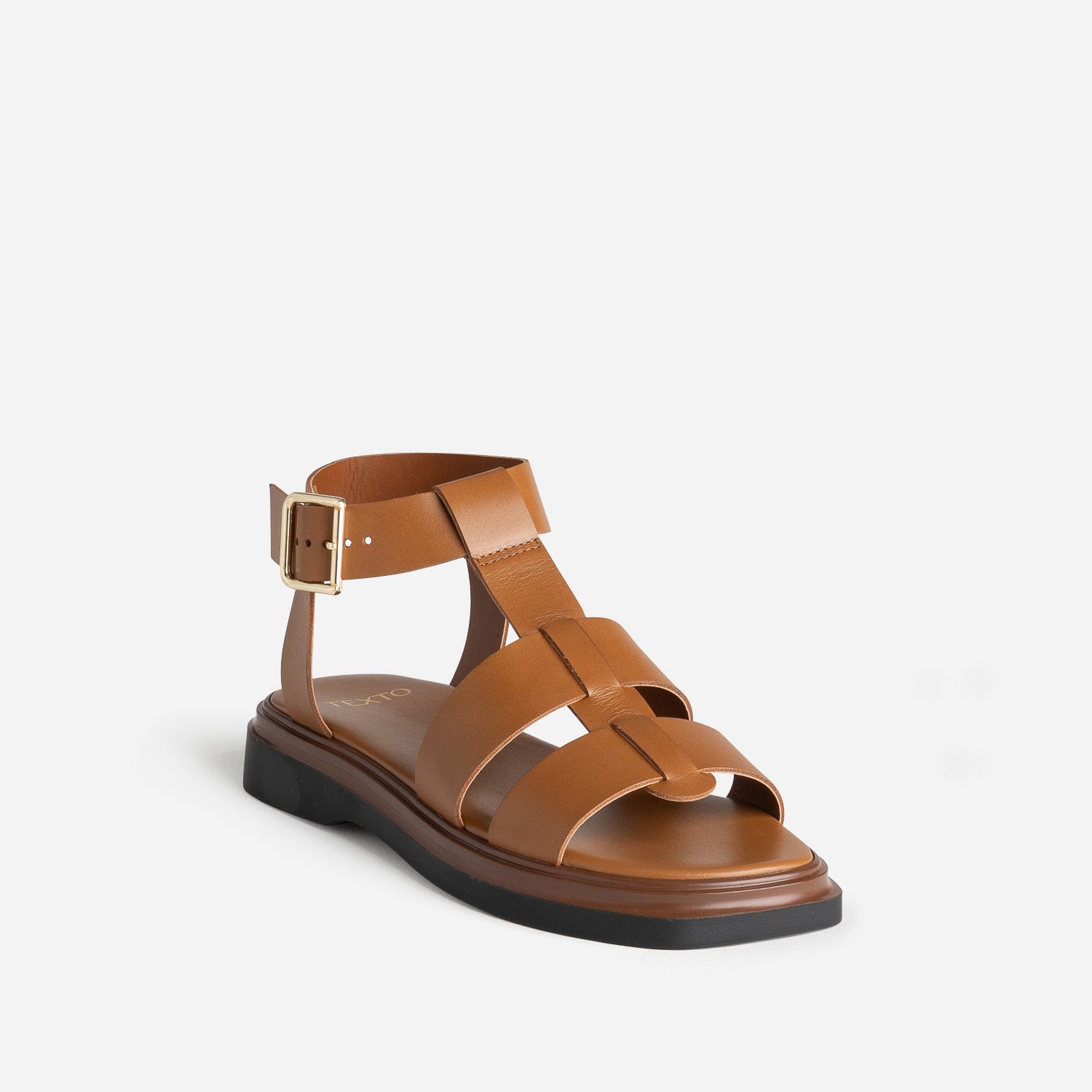 SANDALE SUZANNE COGNAC