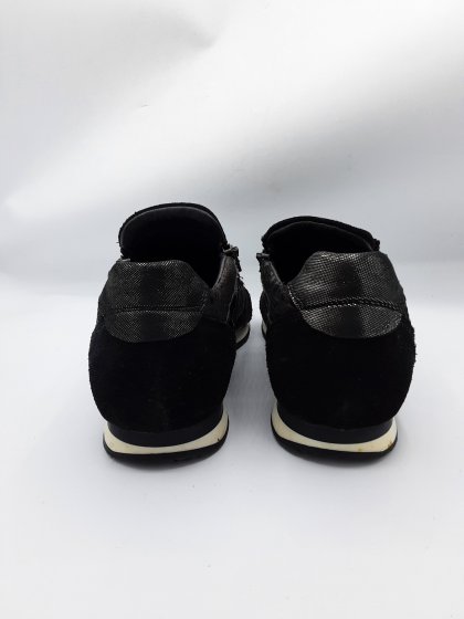 Baskets PHILIPPE MORVAN noires de seconde main