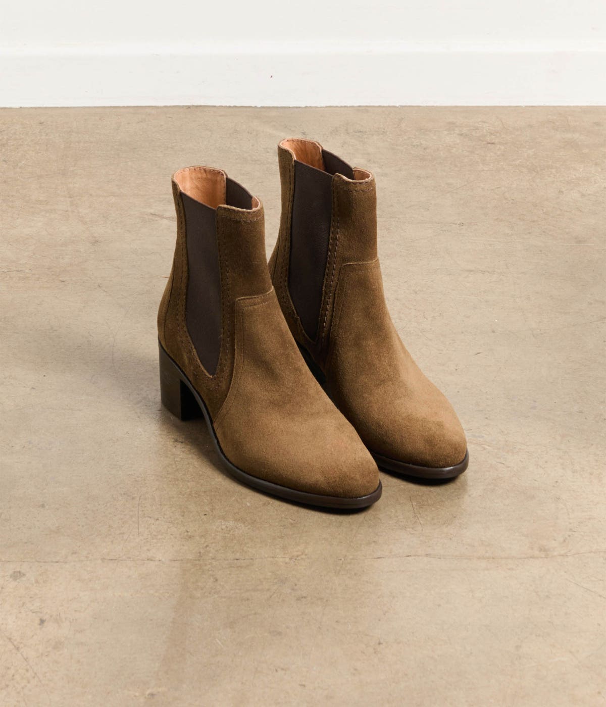 BOOTS À TALON STARK TAUPE