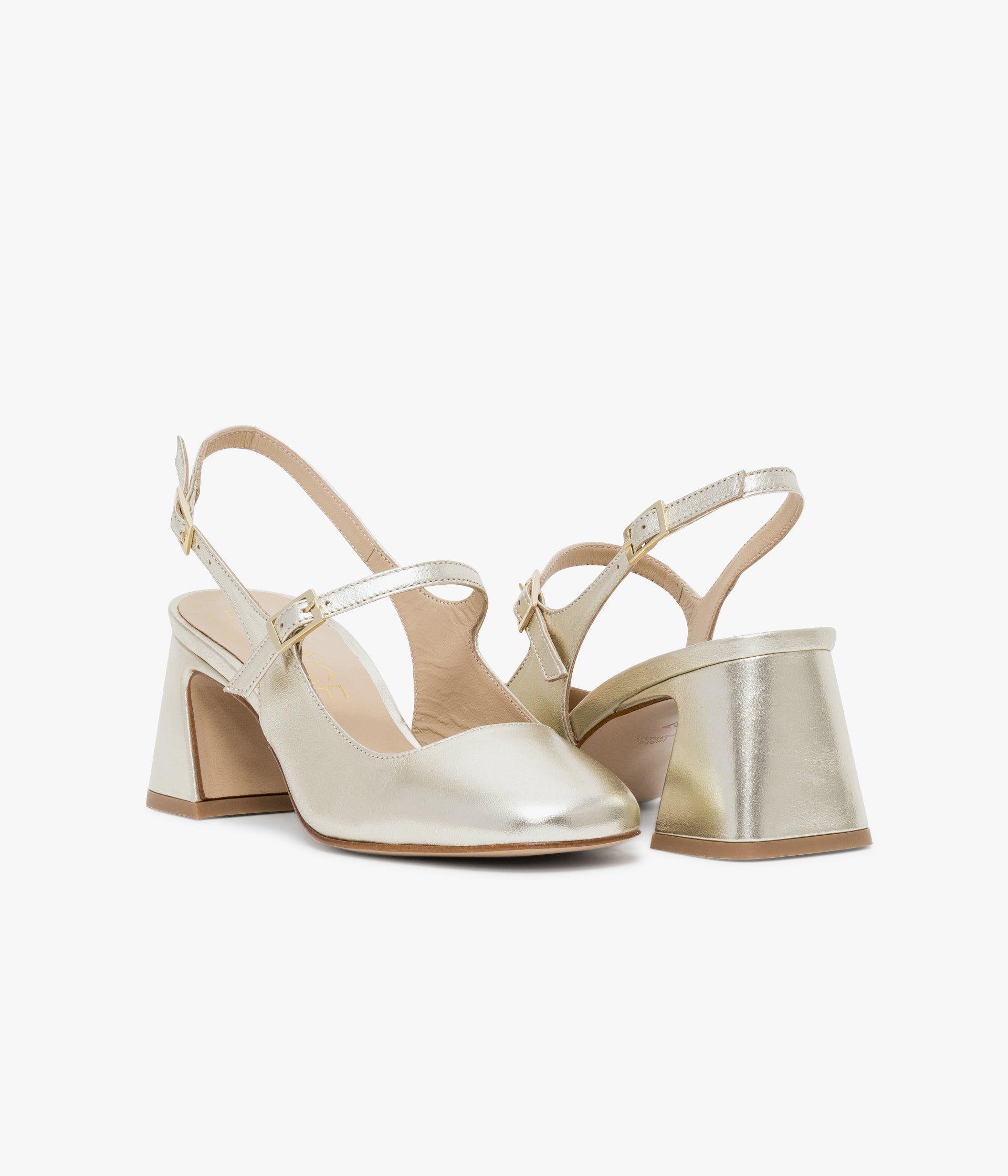 SLINGBACK DAISY PLATINE