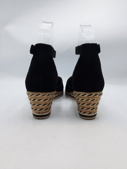 Sandales compensées TAMARIS noires de seconde main