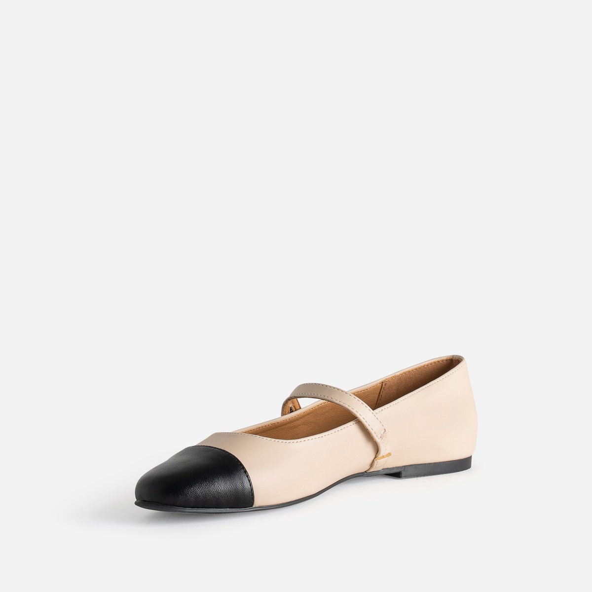 BALLERINE DANIE BEIGE/NOIR