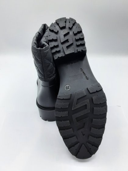 Bottines de pluie ERAM noires de seconde main