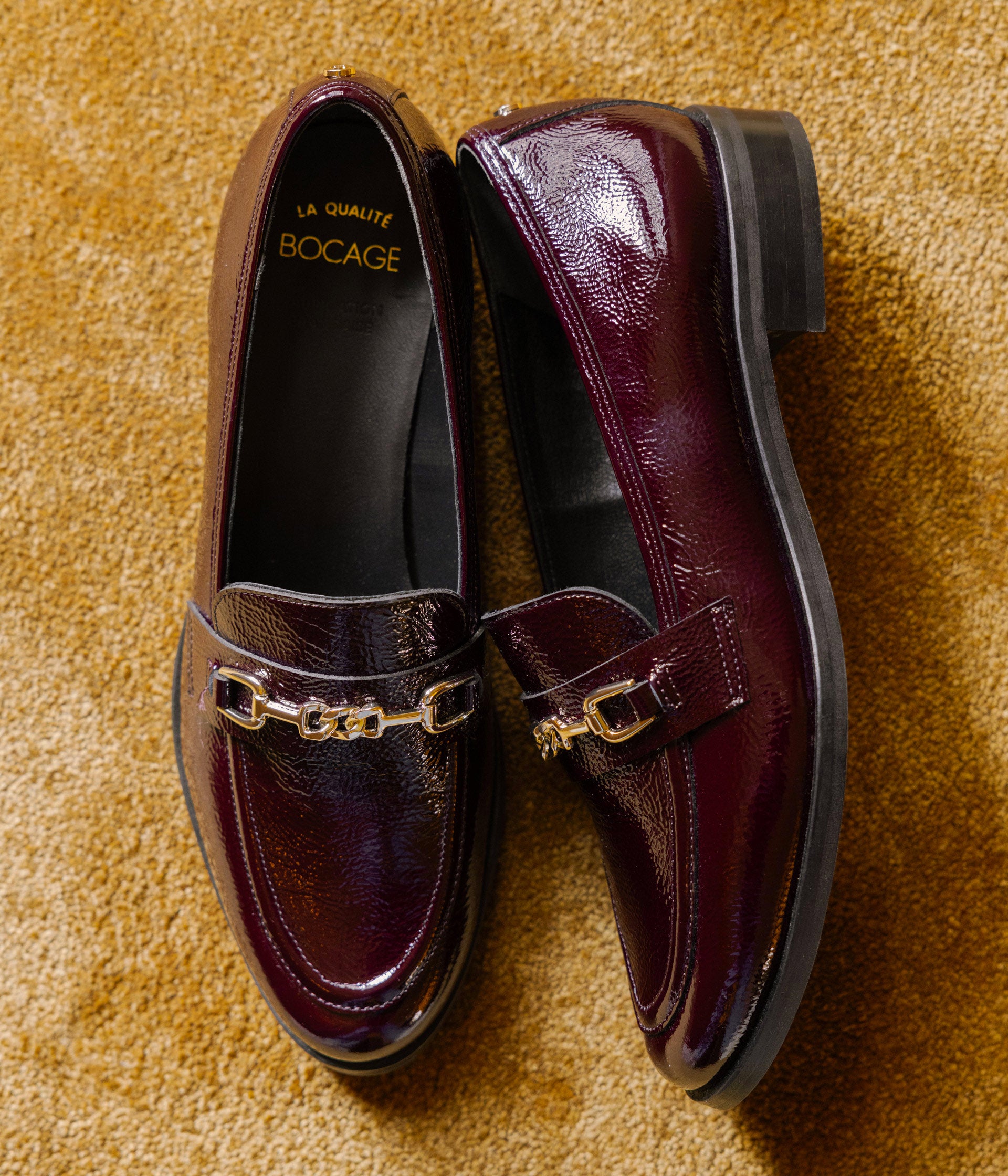 MOCASSIN ANGELIQUE LIE DE VIN