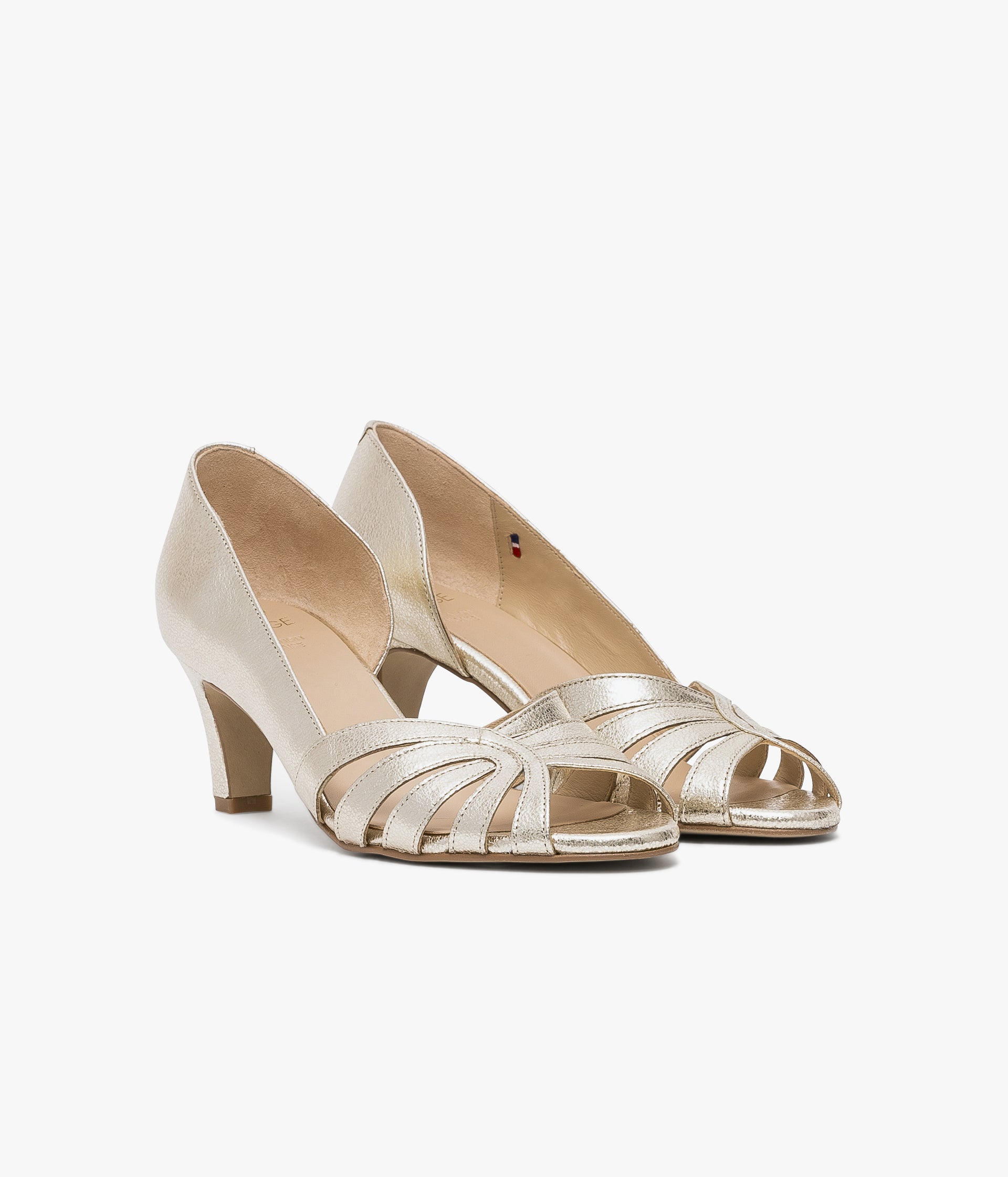 SANDALE DALMON PLATINE