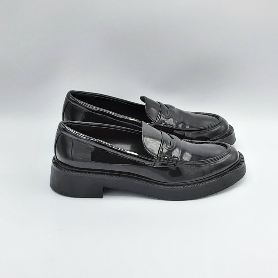 Mocassin Zara noir de seconde main