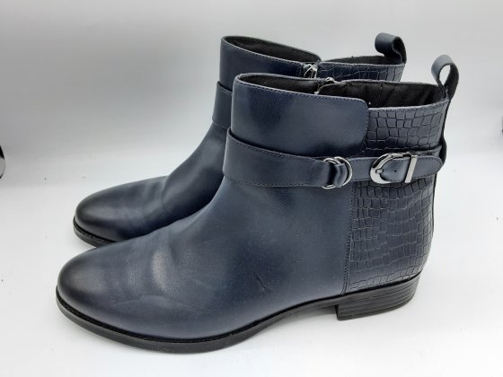 boots caprice bleu marine de seconde main