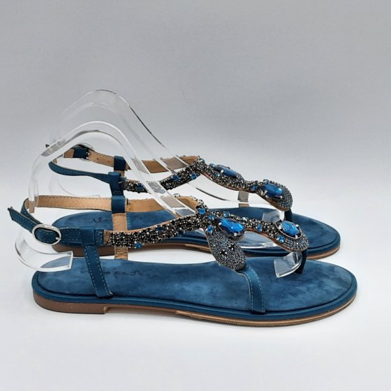 Sandales bleu de seconde main