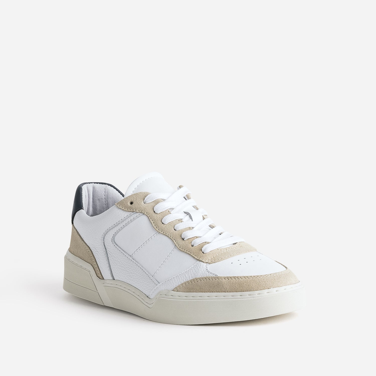 BASKET DUCAN BLANC/BEIGE