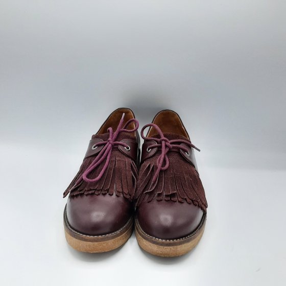 Mocassin Bordeaux a franche