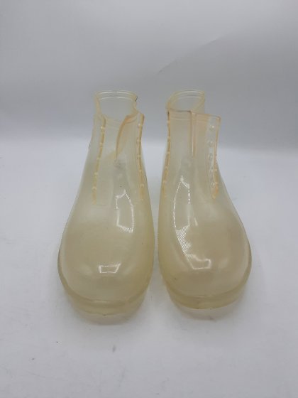 Bottines de pluie RAINBOW STORY transparentes de seconde main