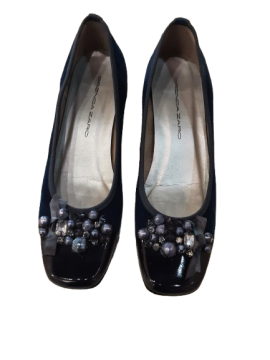 escarpins bleu