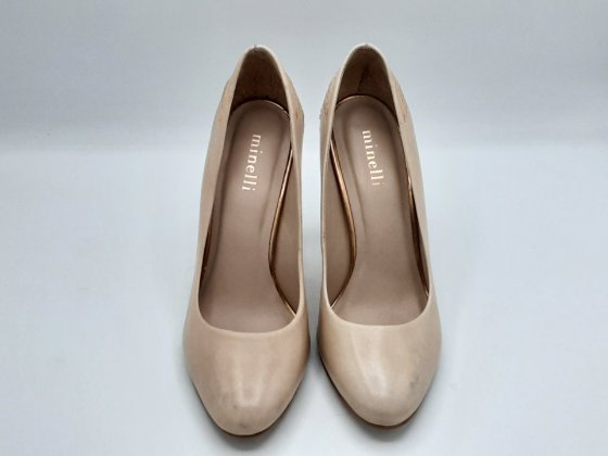 Escarpin Minelli beige rosé de seconde main