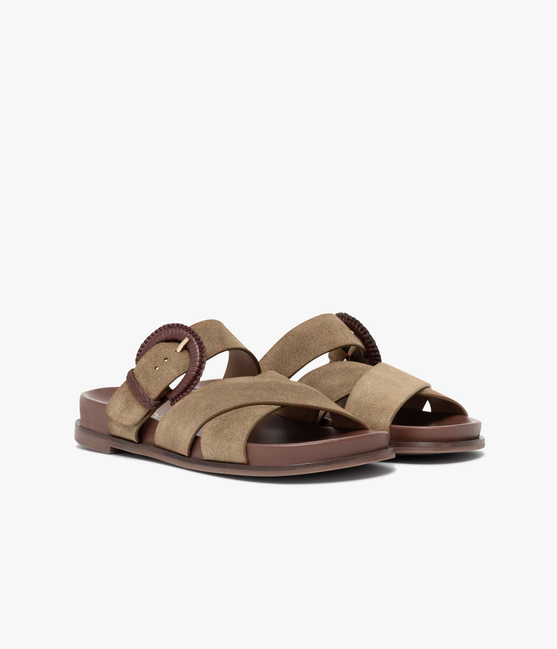 SANDALE WILLIE TABAC
