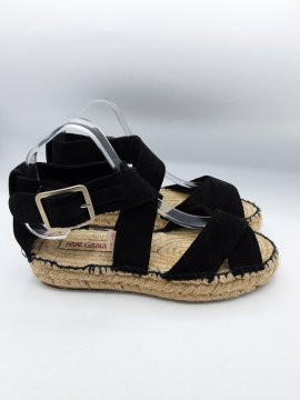 Sandales PARE GABIA noires de seconde main
