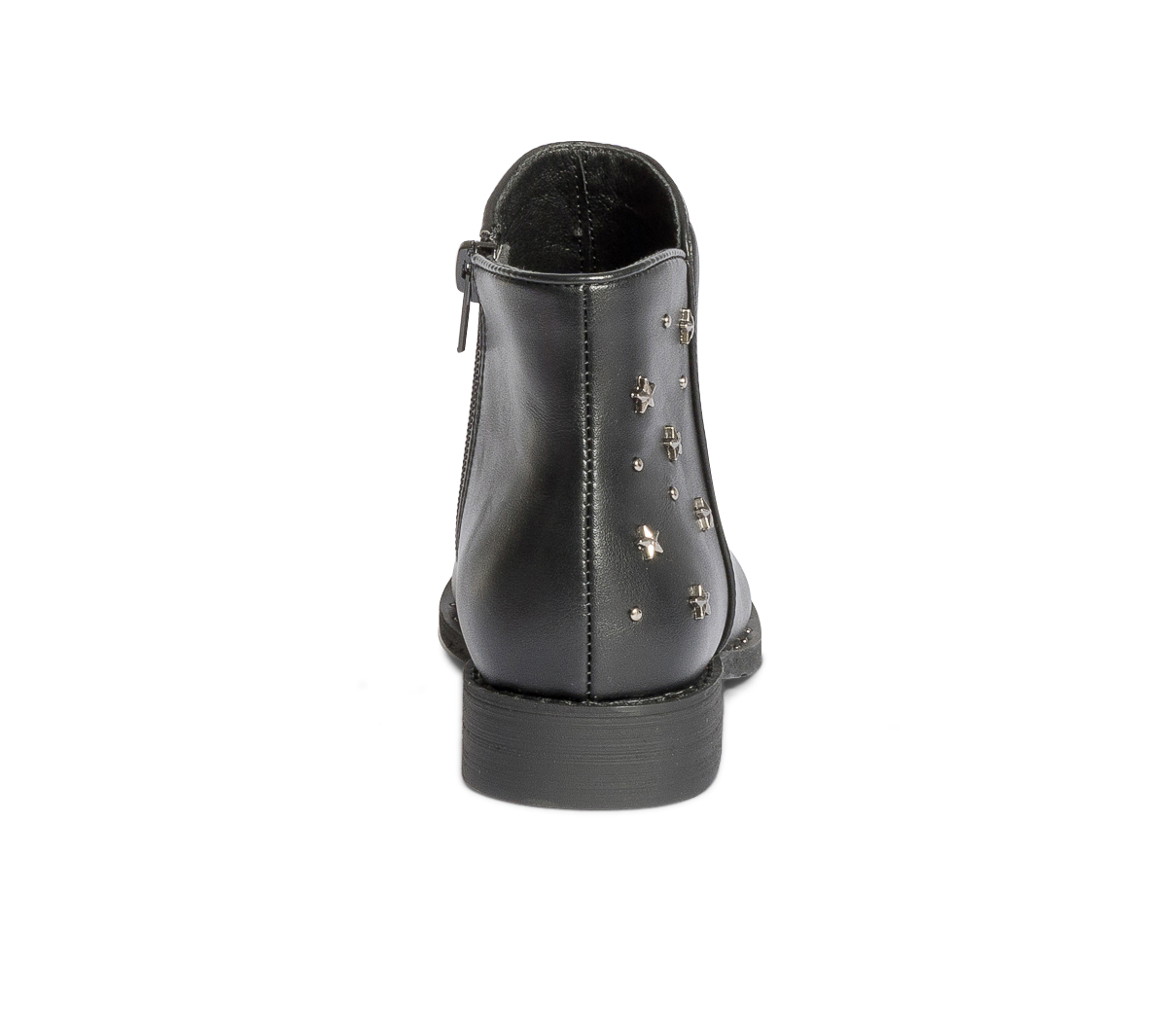 Boots noir avec clous et rivets étoiles