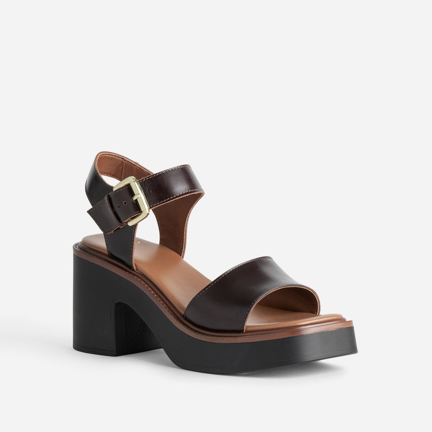 SANDALE GLODIE MARRON