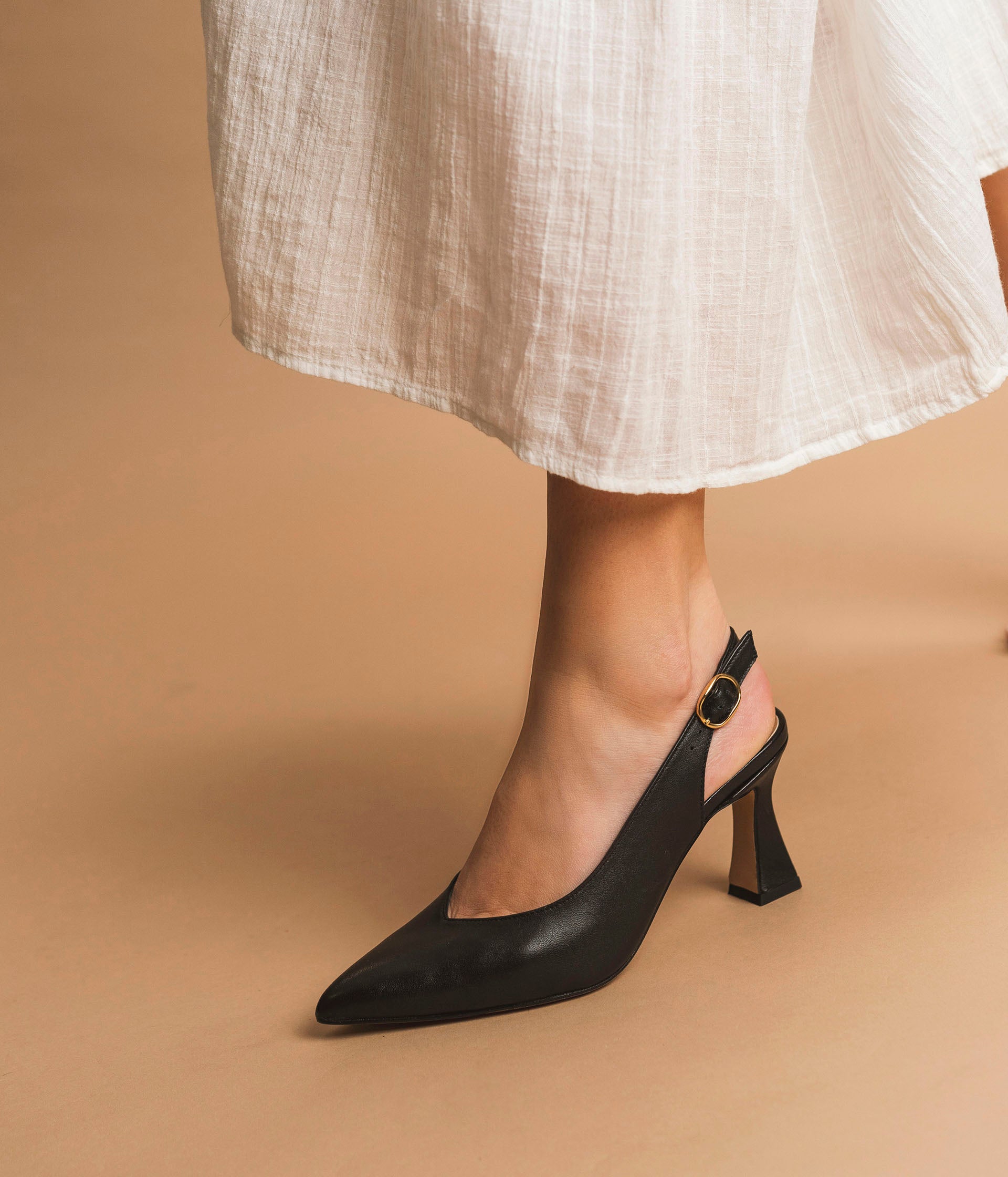 SLINGBACK DAFFY NOIR
