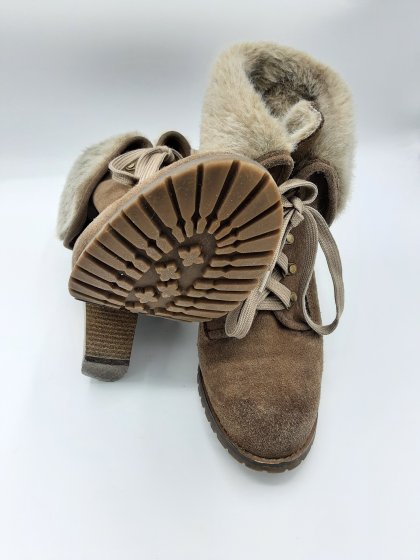 Bottines fourrées d'occasion